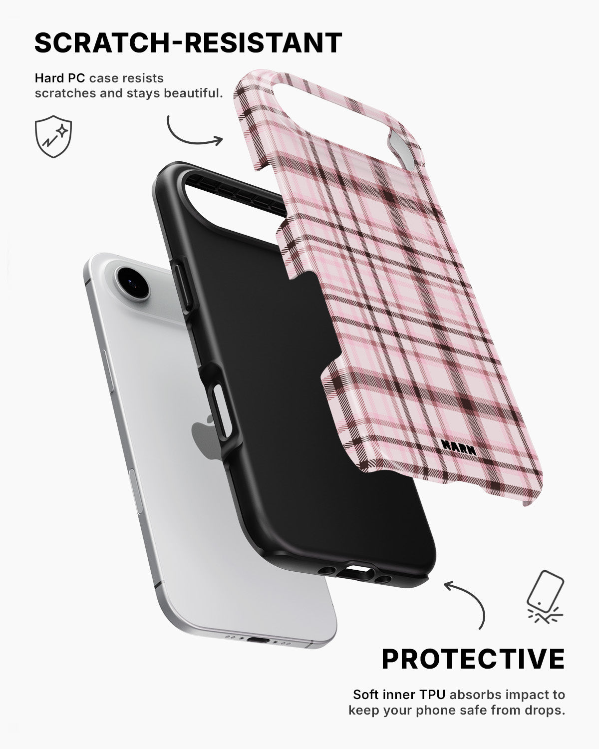 iPhone Air Tough Case – Plaid Skirt - View 2