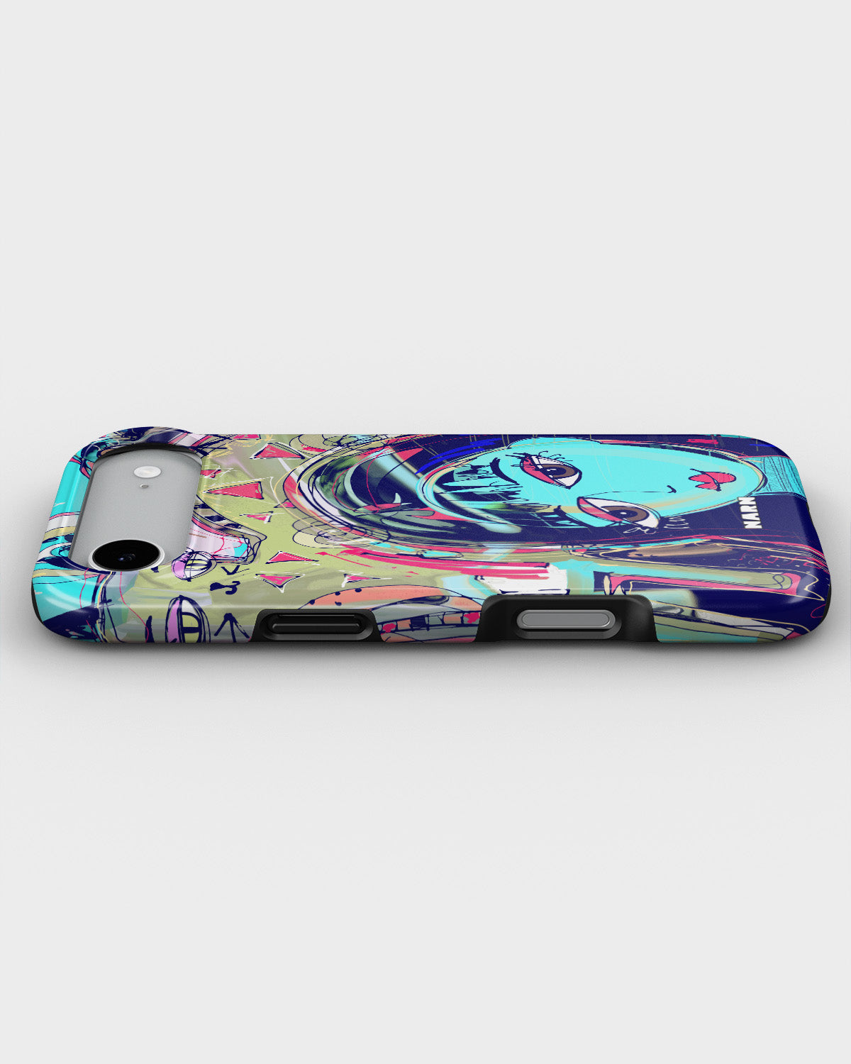 iPhone Air Tough Case – Abstract Cat - View 3