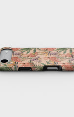 iPhone Air Tough Case – Flamingos & Flowers - View 3