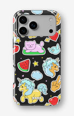 iPhone 17 Pro Tough Case – Cute Stickers - View 1
