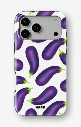 iPhone 17 Pro Tough Case – Eggplant Pattern - View 1
