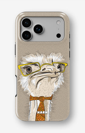 iPhone 17 Pro Tough Case – Hipster Ostrich - View 1