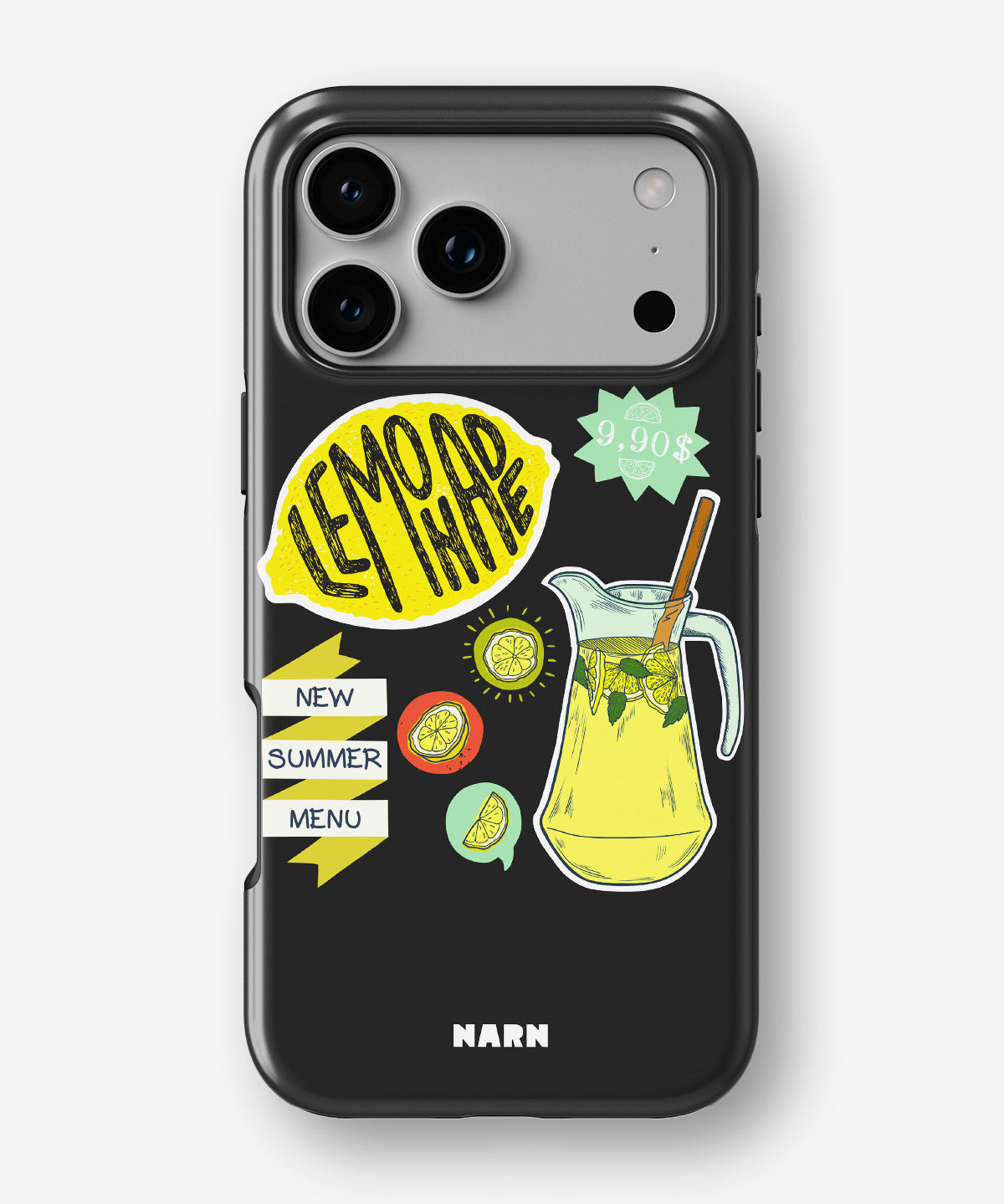 iPhone 17 Pro Tough Case – Lemon Summer - View 1