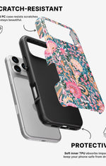iPhone 17 Pro Tough Case – Fantasy Flowers - View 2