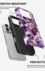 iPhone 17 Pro Tough Case – Purple Marble - View 2