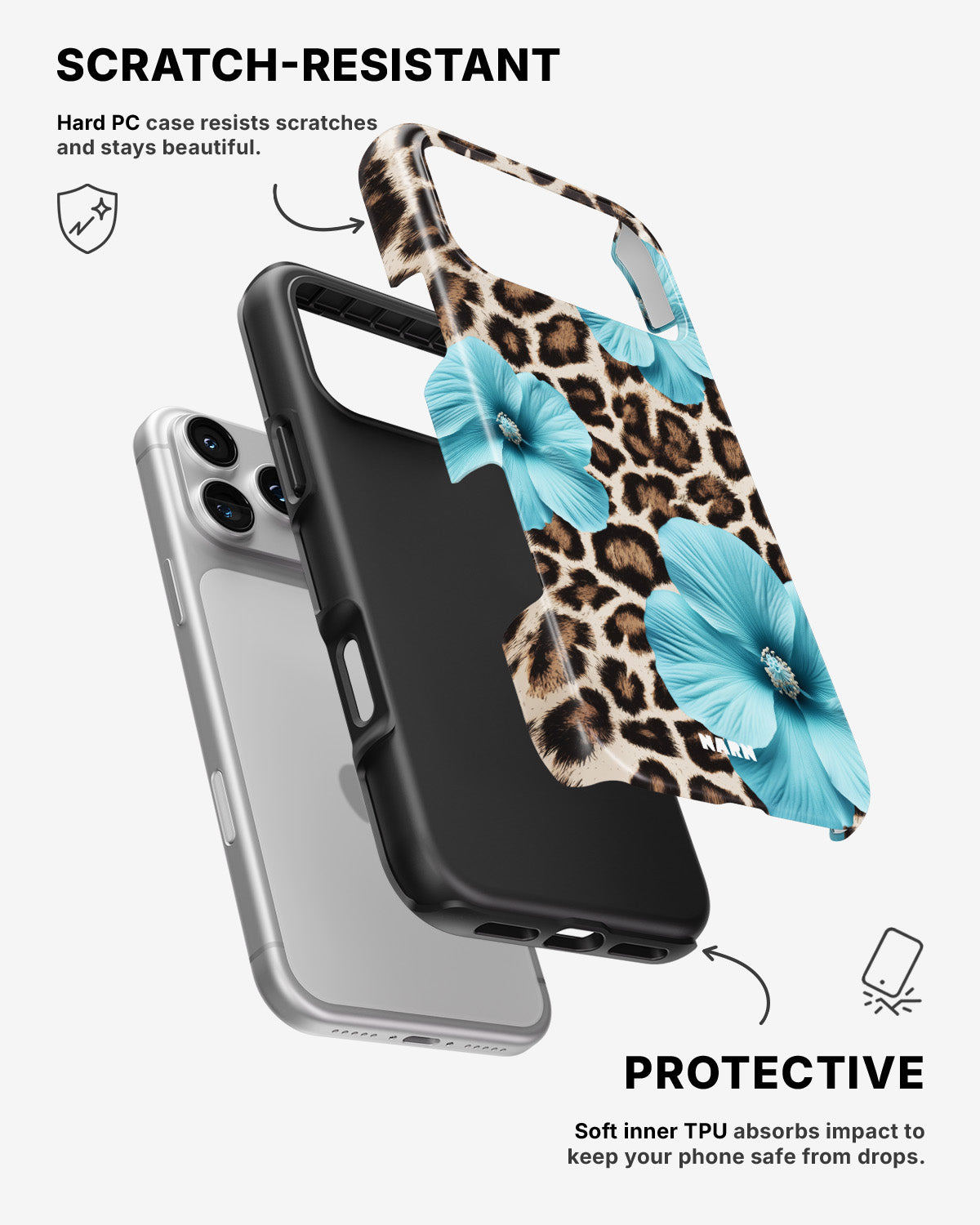 iPhone 17 Pro Tough Case – Blooming Jungle - View 2