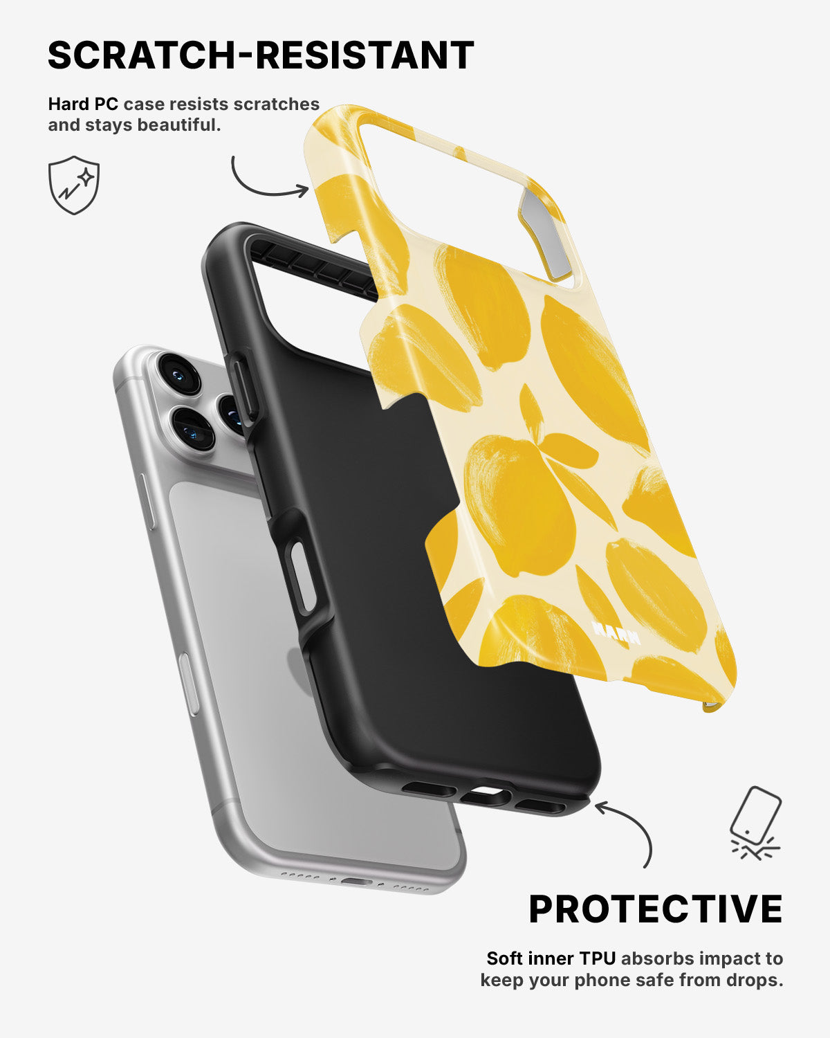 iPhone 17 Pro Tough Case – Lemon Grove - View 2