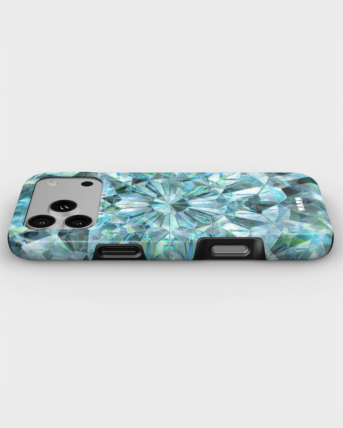 iPhone 17 Pro Tough Case – Green Crystals - View 3
