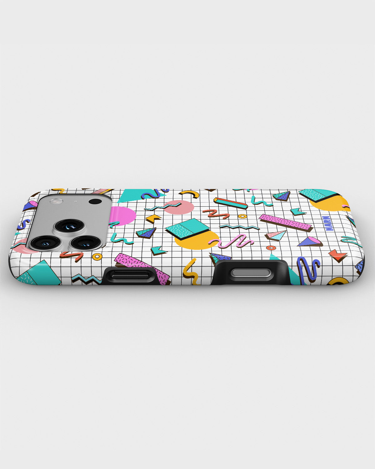 iPhone 17 Pro Tough Case – 80s Memphis - View 3