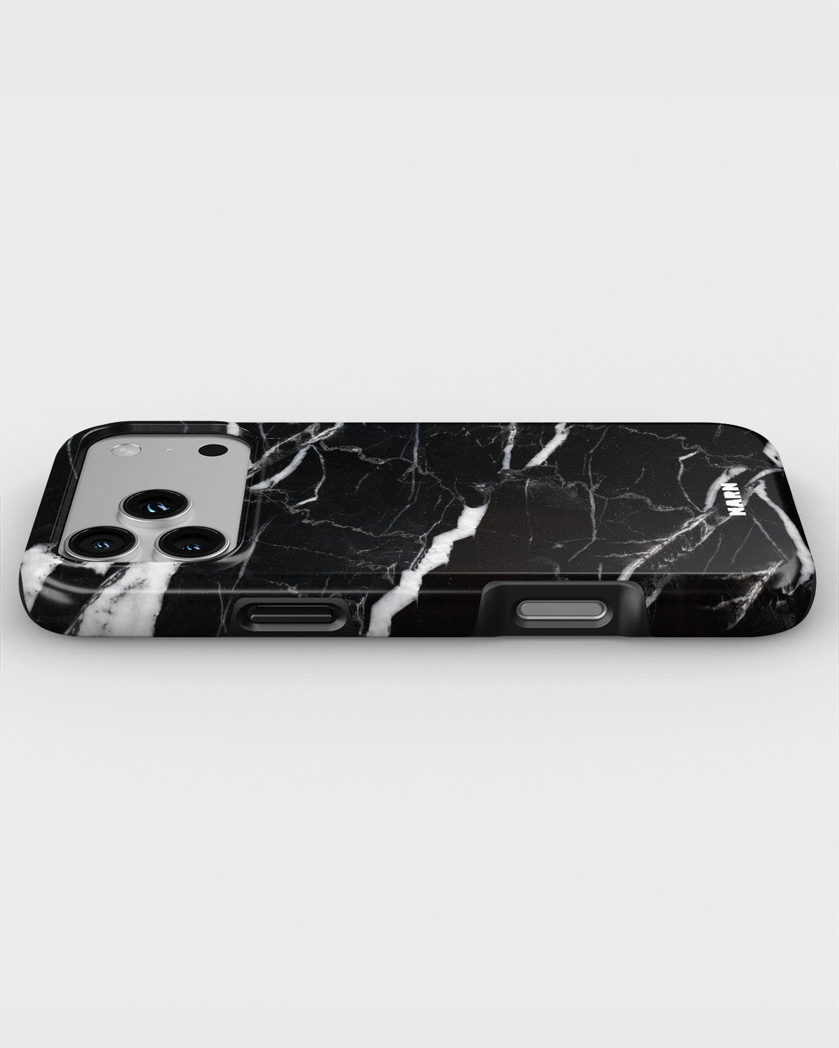 iPhone 17 Pro Tough Case – Black Marble - View 3