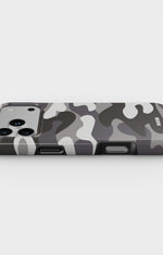 iPhone 17 Pro Tough Case – Grey Camo - View 3