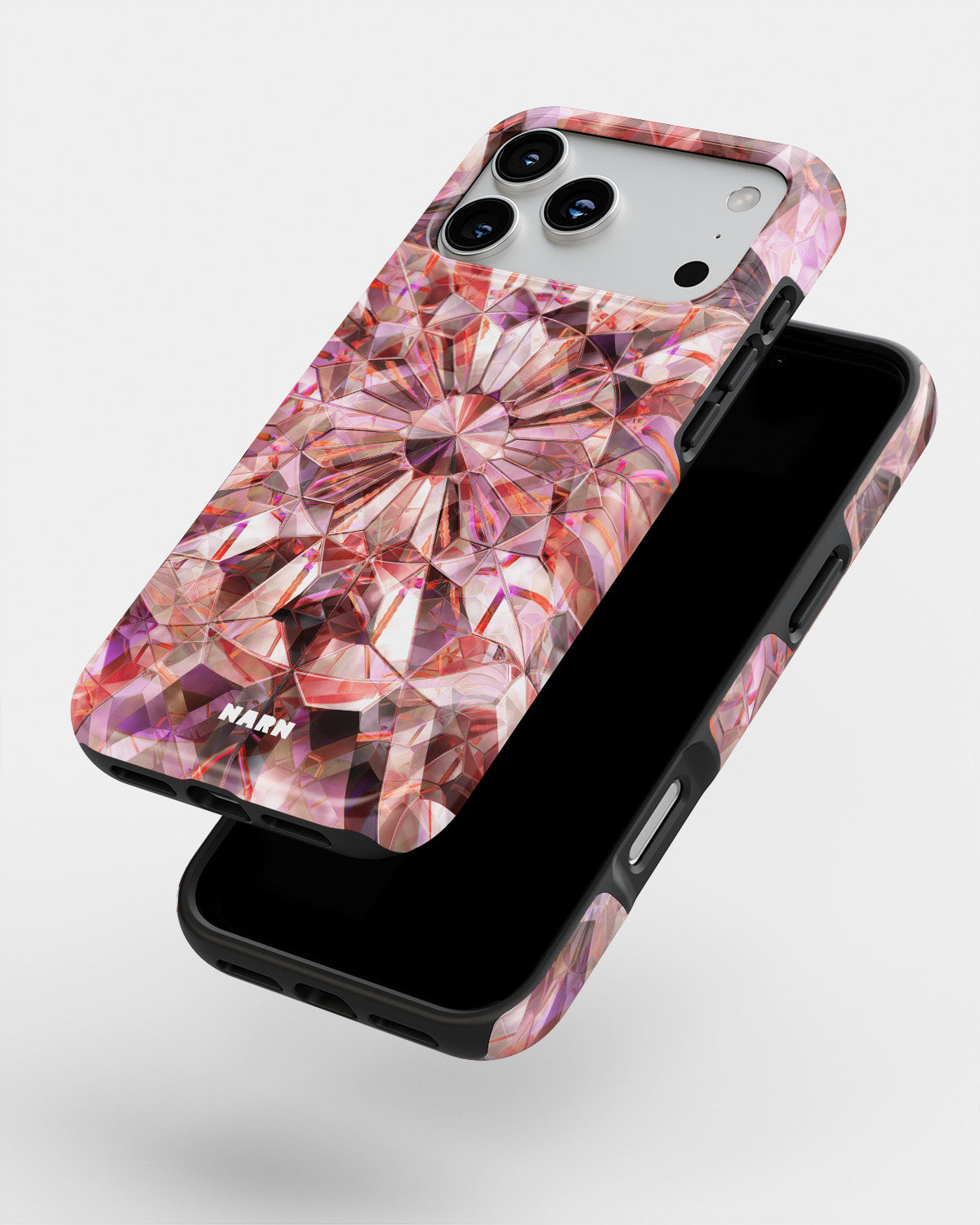 iPhone 17 Pro Tough Case – Pink Crystals - View 4