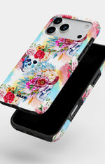 iPhone 17 Pro Tough Case – Flowered Skulls - View 4