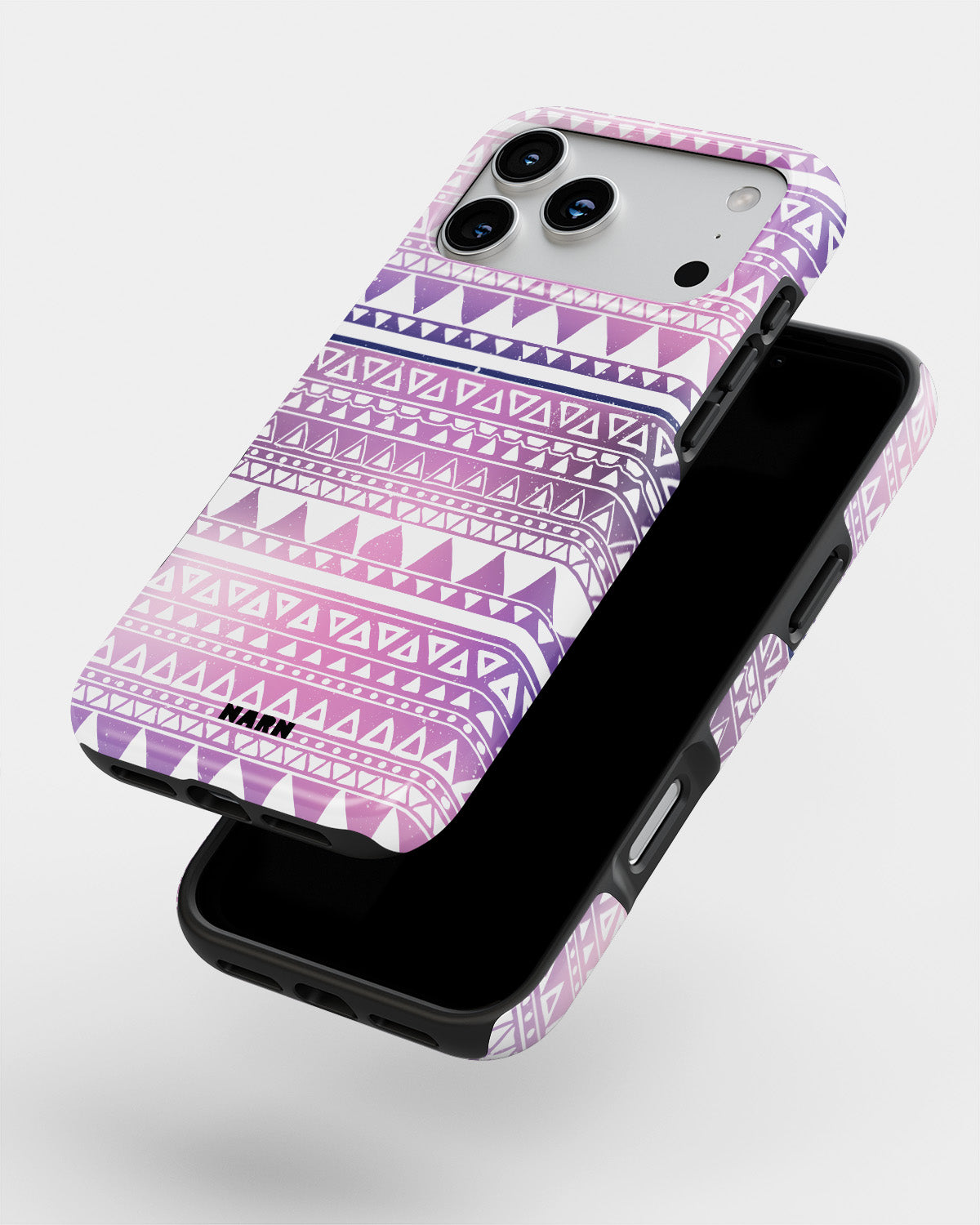 iPhone 17 Pro Tough Case – Purple Aztec - View 4