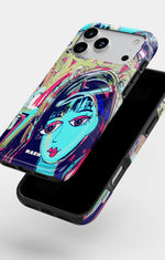 iPhone 17 Pro Tough Case – Abstract Cat - View 4