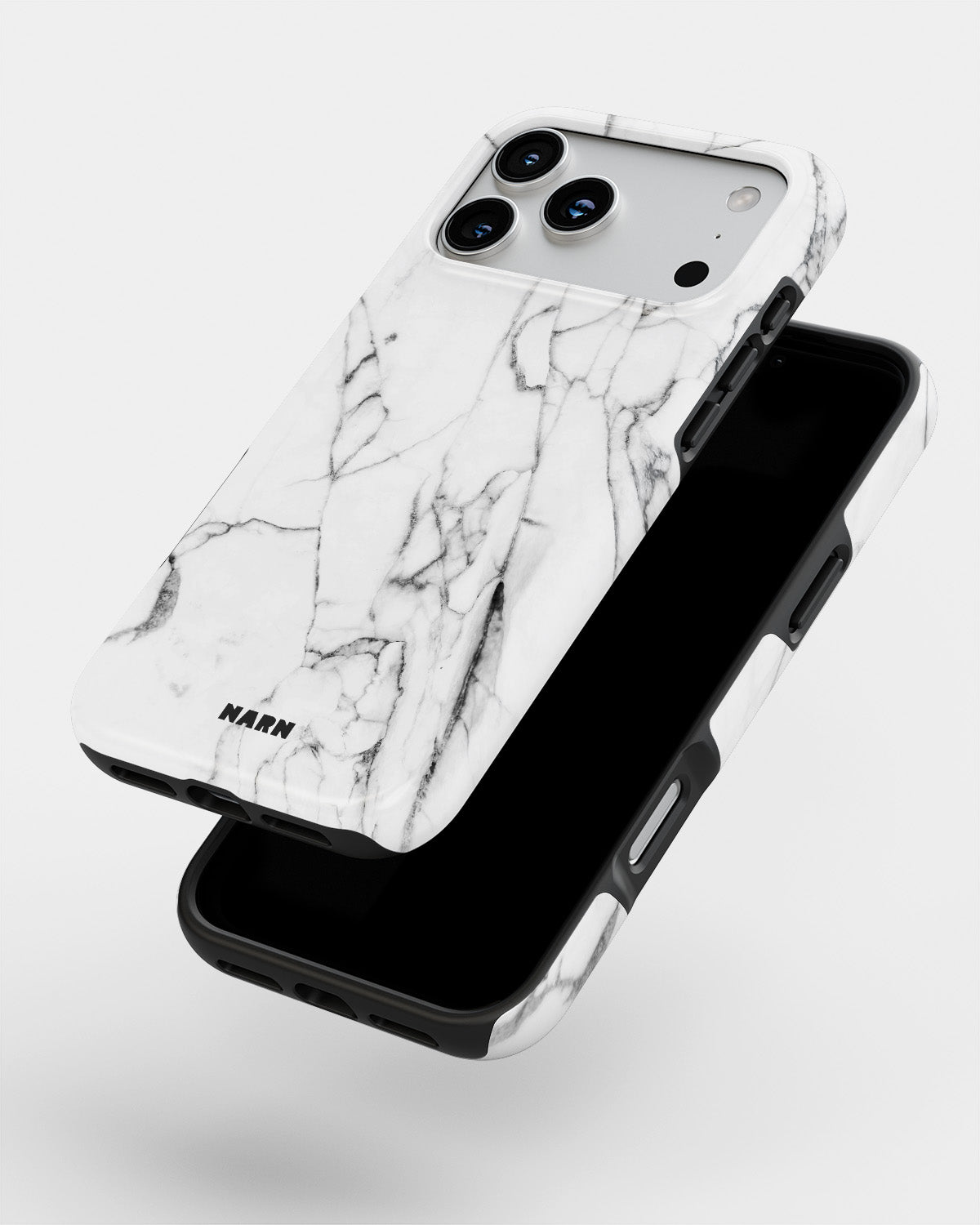 iPhone 17 Pro Tough Case – Milky Marble - View 4