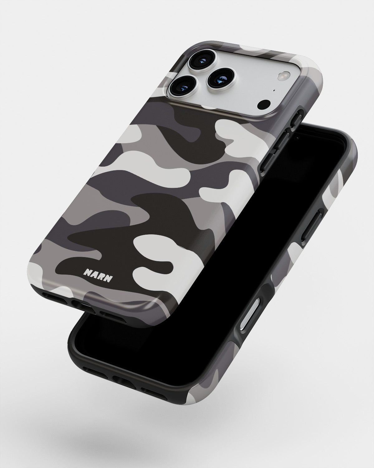 iPhone 17 Pro Tough Case – Grey Camo - View 4