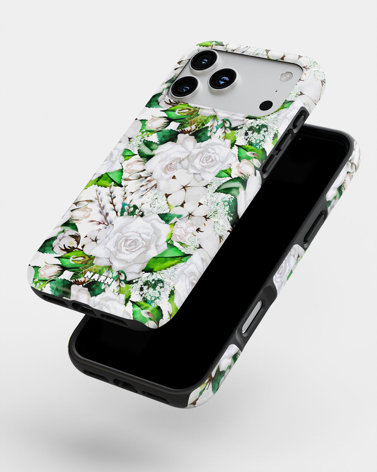 iPhone 17 Pro Tough Case – White Bloom - View 4