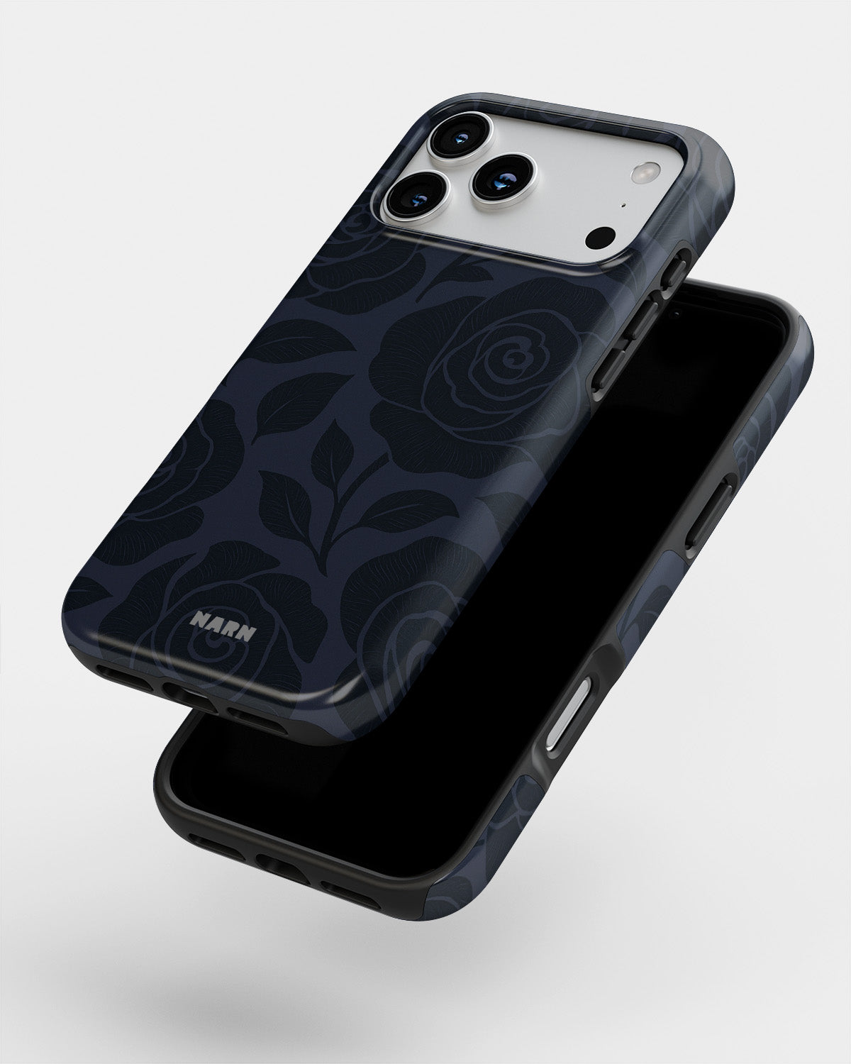 iPhone 17 Pro Tough Case – Midnight Rose - View 4