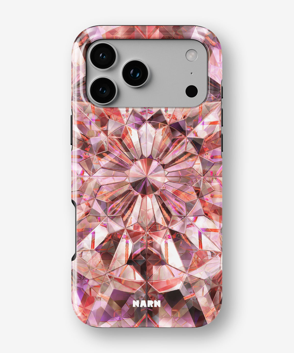 iPhone 17 Pro Max Tough Case – Pink Crystals - View 1