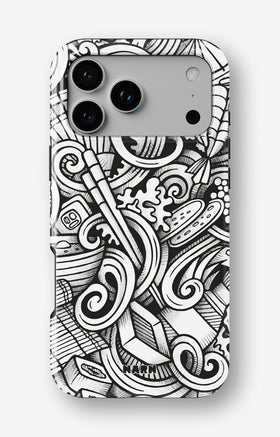 iPhone 17 Pro Max Tough Case – Japanese Pattern - View 1