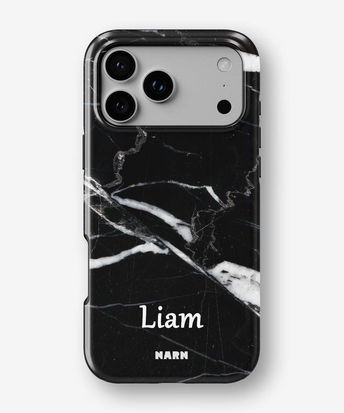 iPhone 17 Pro Max Tough Case – Custom - Black Marble - View 1