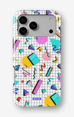 iPhone 17 Pro Max Tough Case – 80s Memphis - View 1