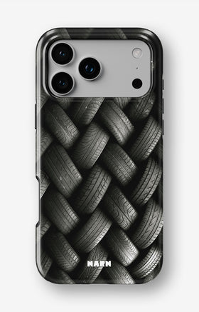 iPhone 17 Pro Max Tough Case – Tires Wall - View 1