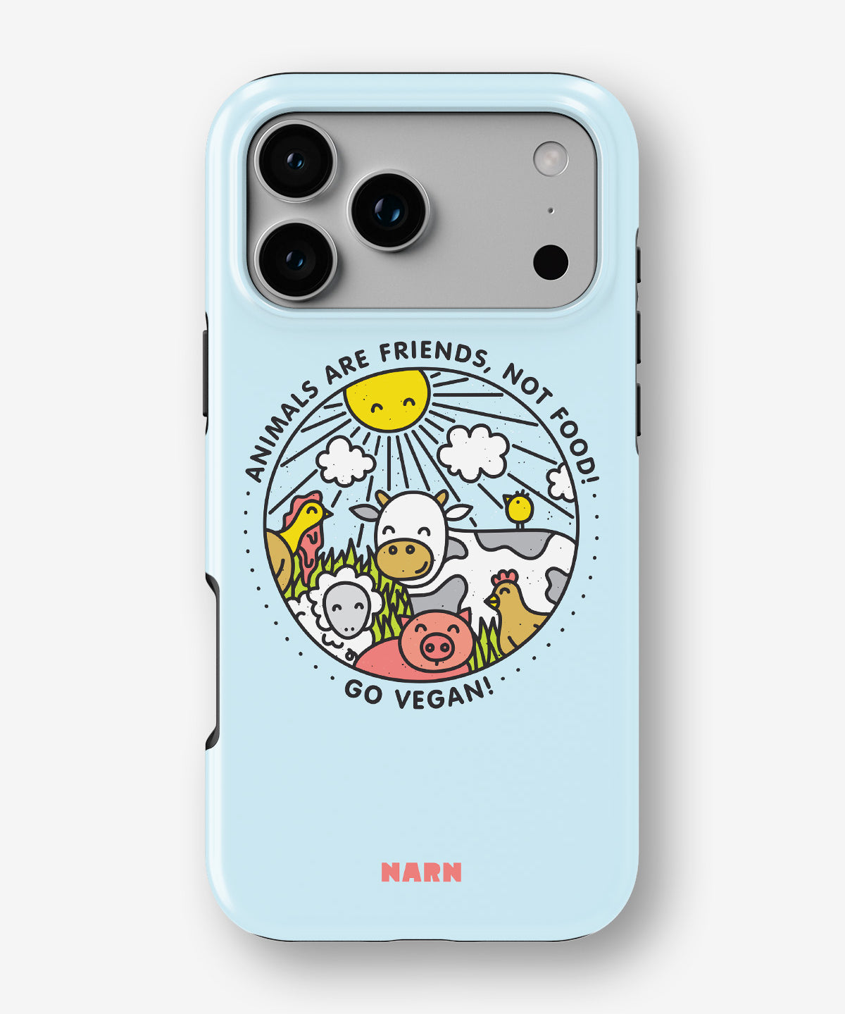 iPhone 17 Pro Max Tough Case – Friends, Not Food - View 1