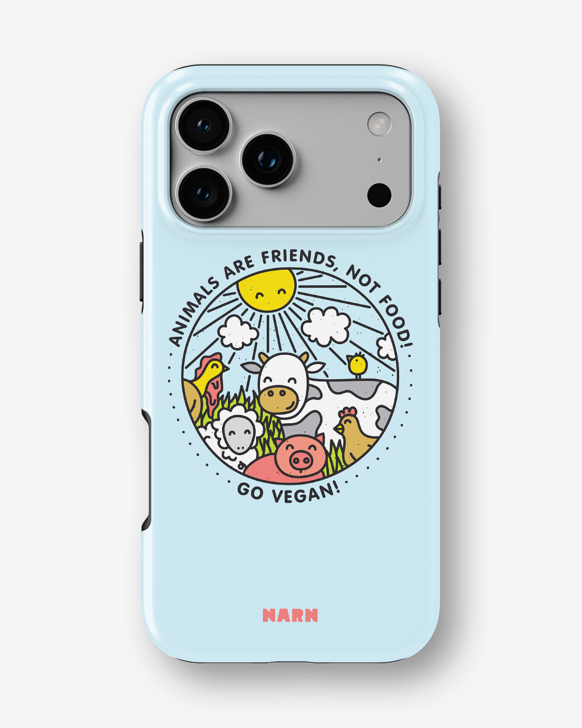 iPhone 17 Pro Max Tough Case – Friends, Not Food - View 1