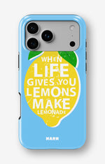 iPhone 17 Pro Max Tough Case – Lemon Quote - View 1