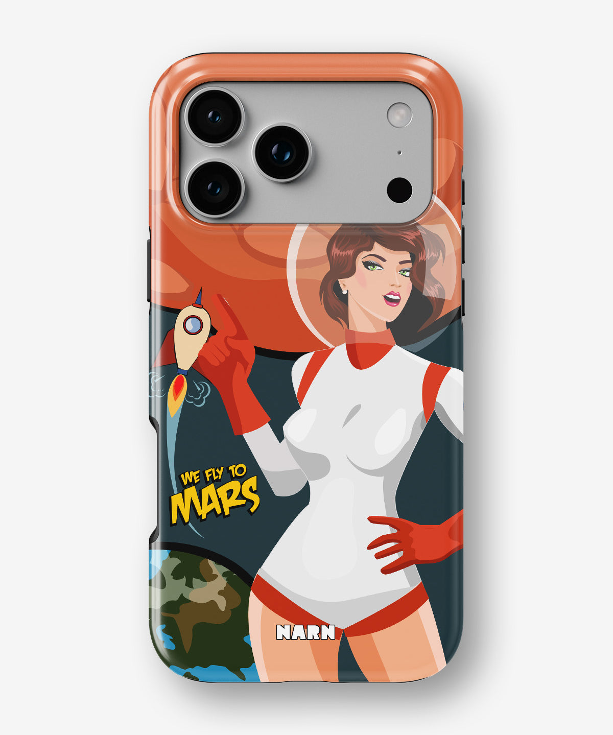 iPhone 17 Pro Max Tough Case – We Fly To Mars - View 1