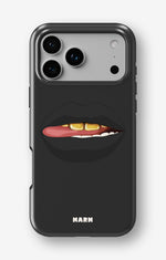 iPhone 17 Pro Max Tough Case – Golden Lips - View 1