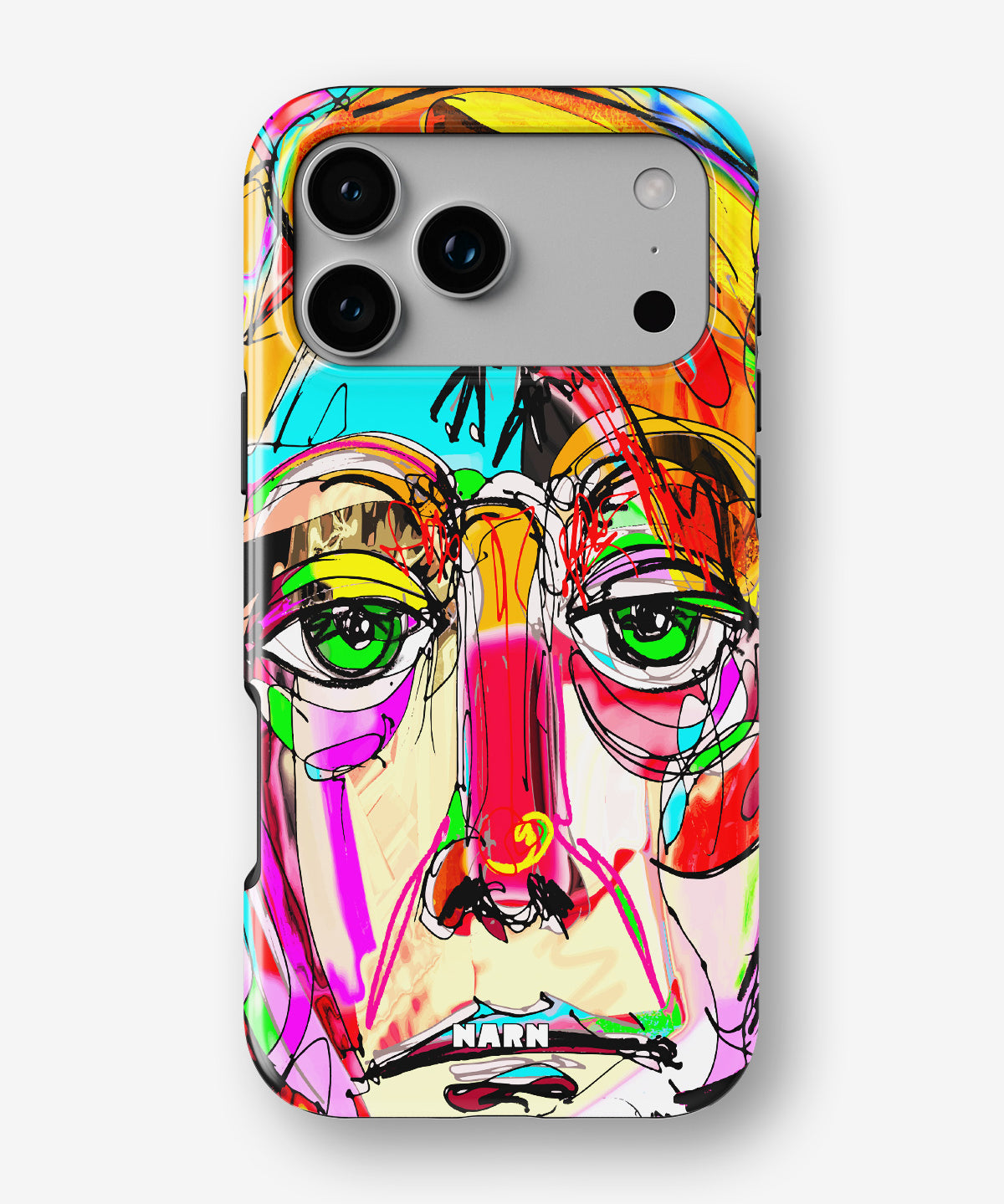 iPhone 17 Pro Max Tough Case – Abstract Portrait - View 1