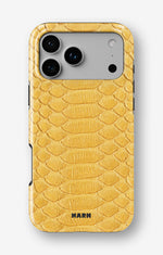iPhone 17 Pro Max Tough Case – Yellow Snake - View 1