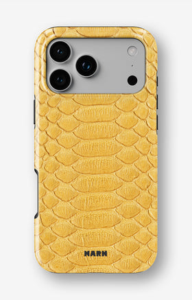 iPhone 17 Pro Max Tough Case – Yellow Snake - View 1