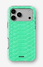 iPhone 17 Pro Max Tough Case – Turquoise Snake - View 1