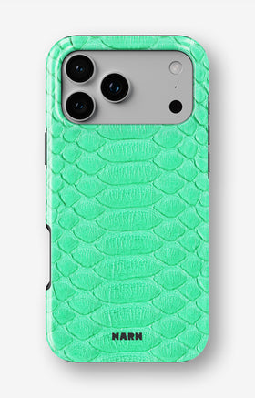 iPhone 17 Pro Max Tough Case – Turquoise Snake - View 1