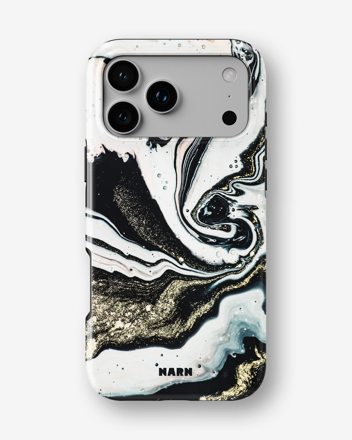 iPhone 17 Pro Max Tough Case – Golden Swirl - View 1