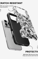 iPhone 17 Pro Max Tough Case – Grey Crystals - View 2