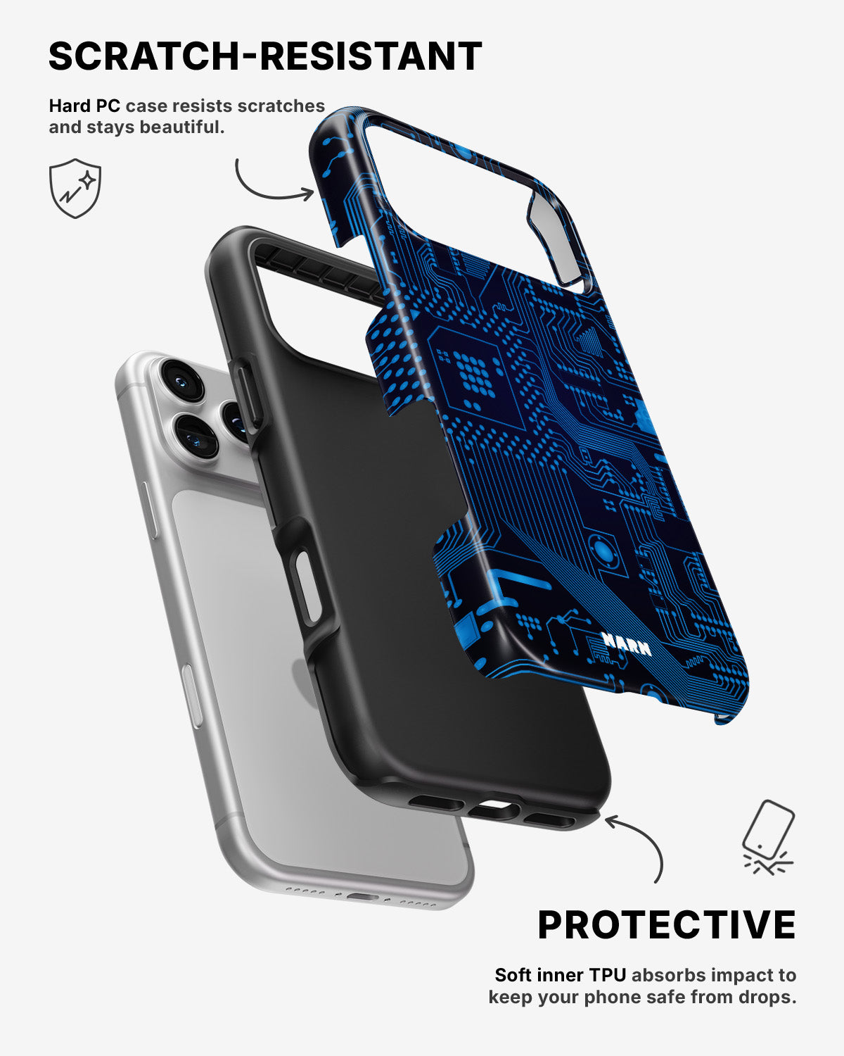 iPhone 17 Pro Max Tough Case – Circuit Board - View 2