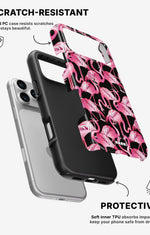 iPhone 17 Pro Max Tough Case – Flamingos - View 2