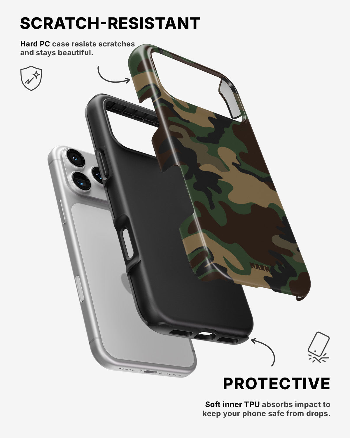 iPhone 17 Pro Max Tough Case – Camouflage - View 2