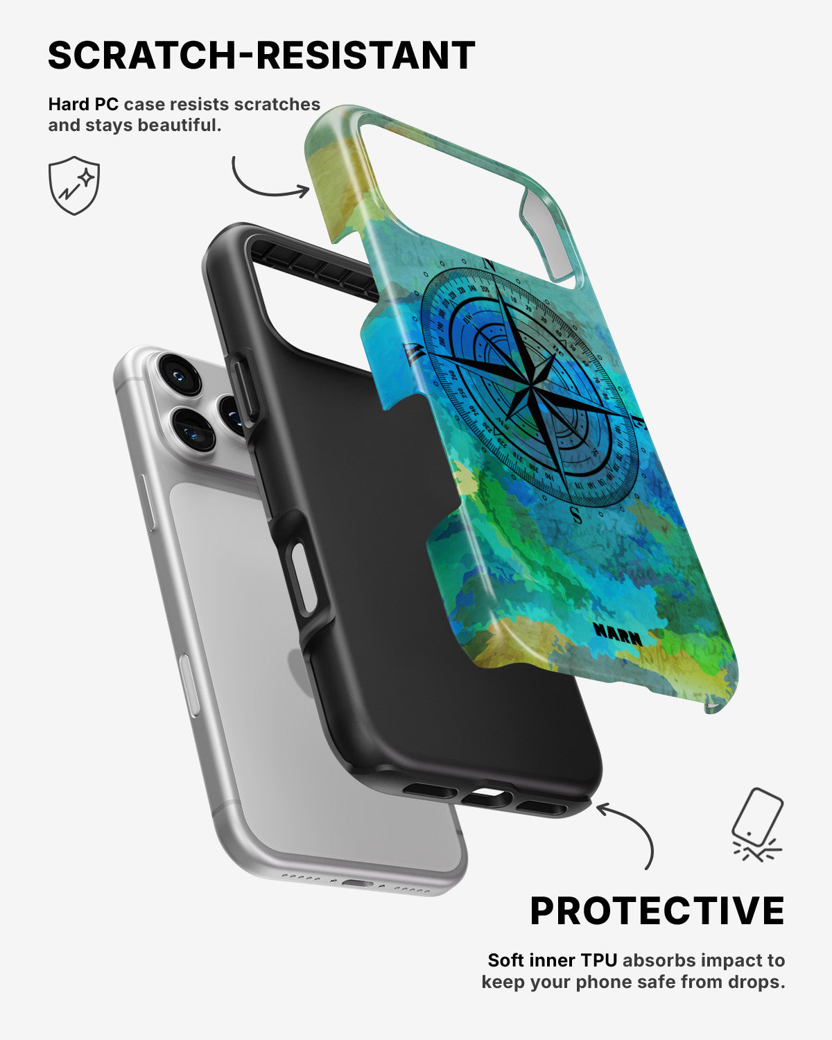 iPhone 17 Pro Max Tough Case – Compass - View 2