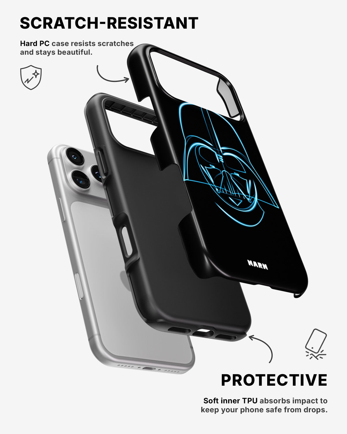 iPhone 17 Pro Max Tough Case – Darth Vader - View 2