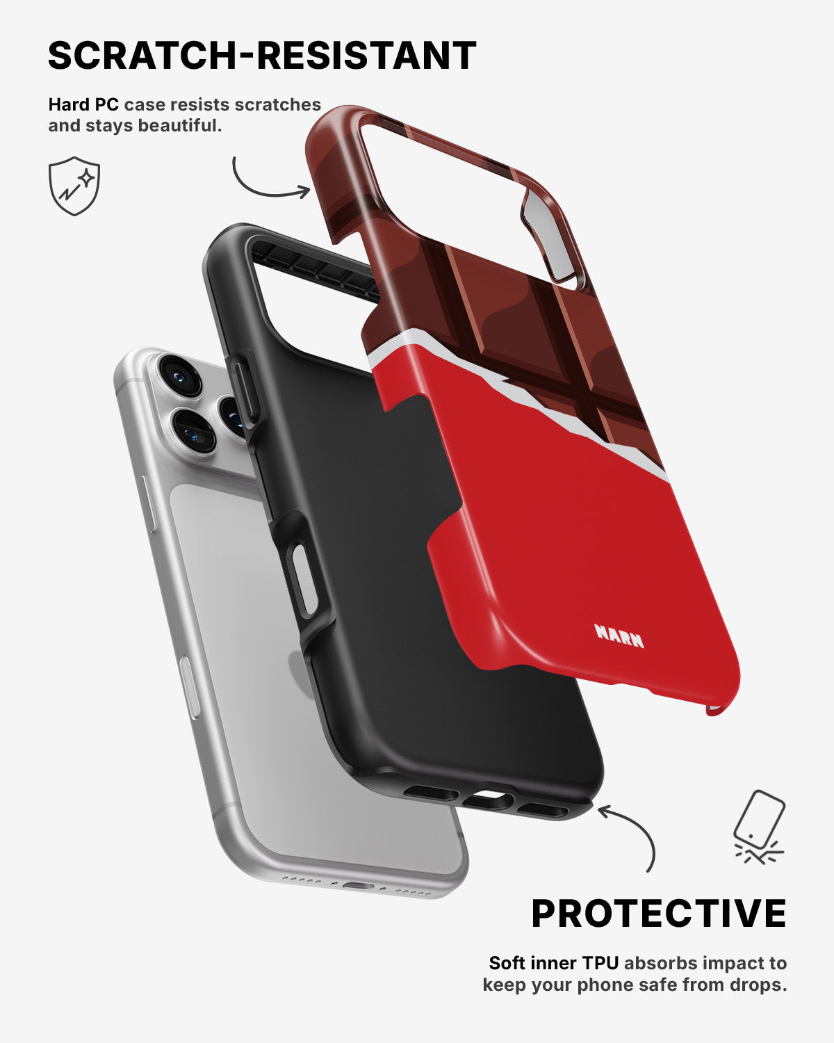 iPhone 17 Pro Max Tough Case – Chocolate Break - View 2