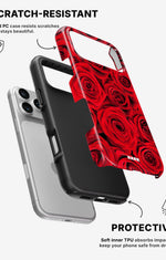 iPhone 17 Pro Max Tough Case – Red Roses - View 2