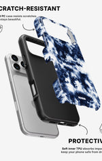 iPhone 17 Pro Max Tough Case – Tie Dye Blue - View 2