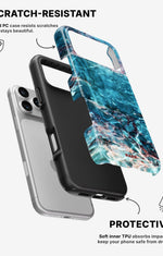 iPhone 17 Pro Max Tough Case – Icy Marble - View 2