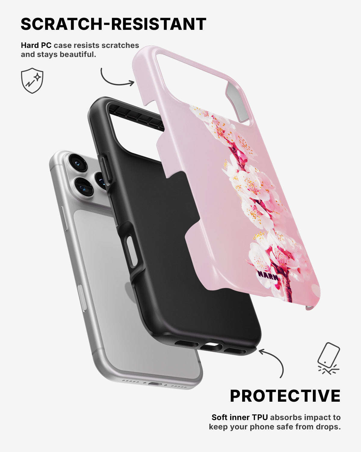 iPhone 17 Pro Max Tough Case – Pink Harmony - View 2